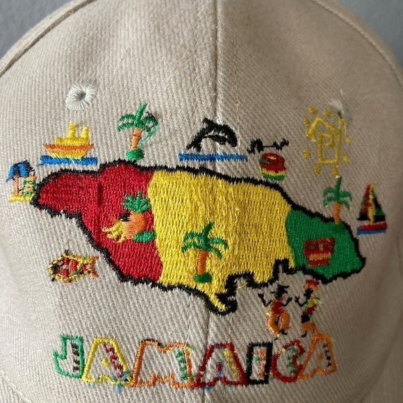 Jamaica ball cap hat Vintage Embroidered - Picture 3 of 8